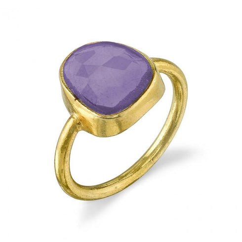 Raw Amethyst Ring